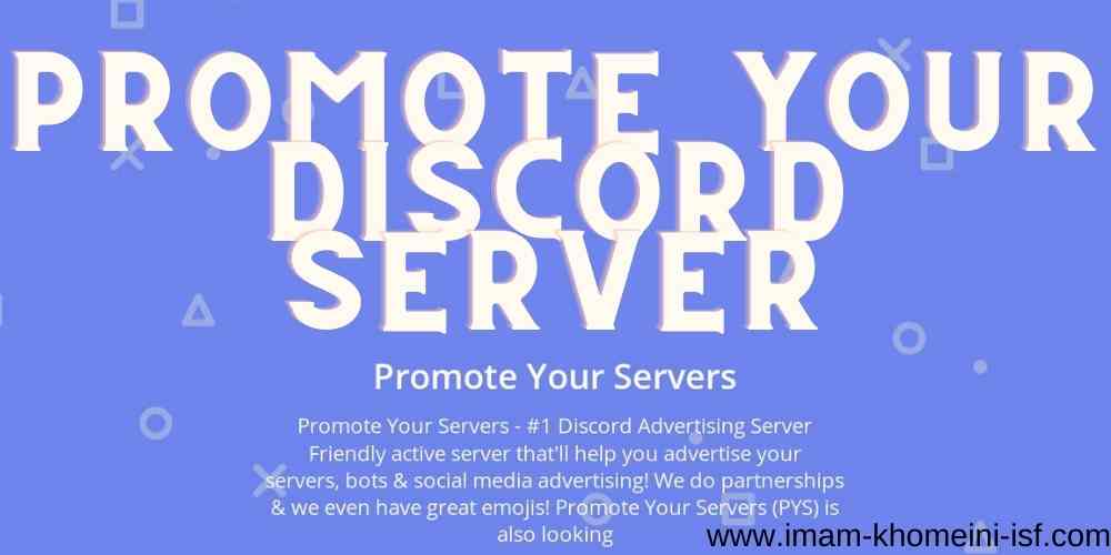 Promote your discord server