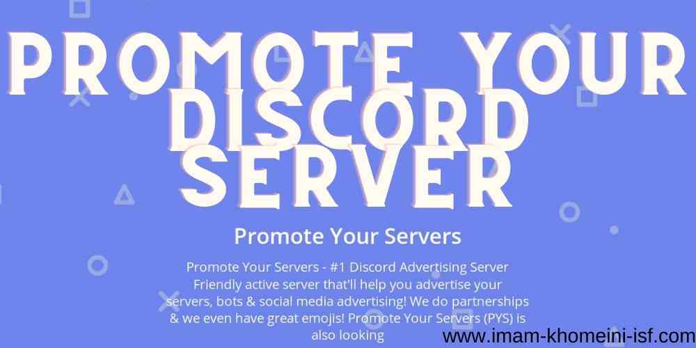 Promote your discord server